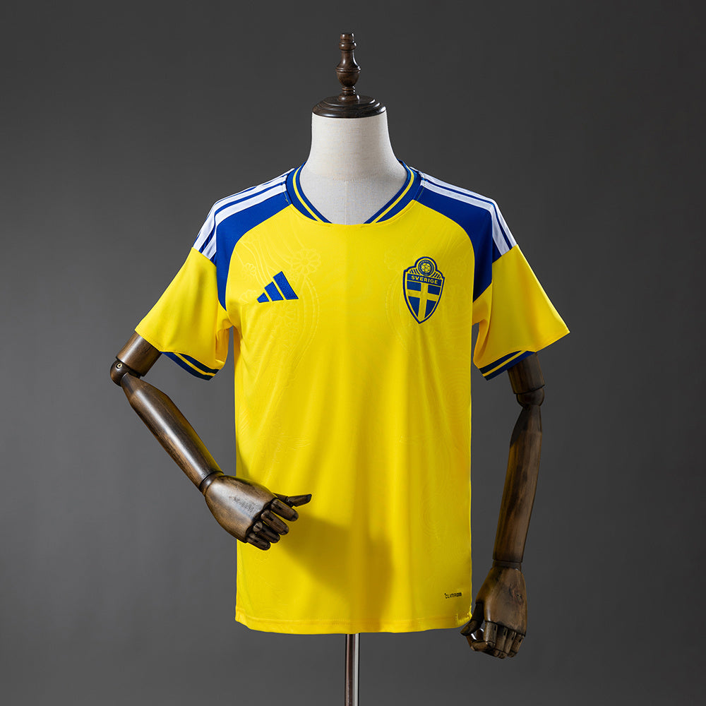 Sweden 2026 World Cup Home Jersey